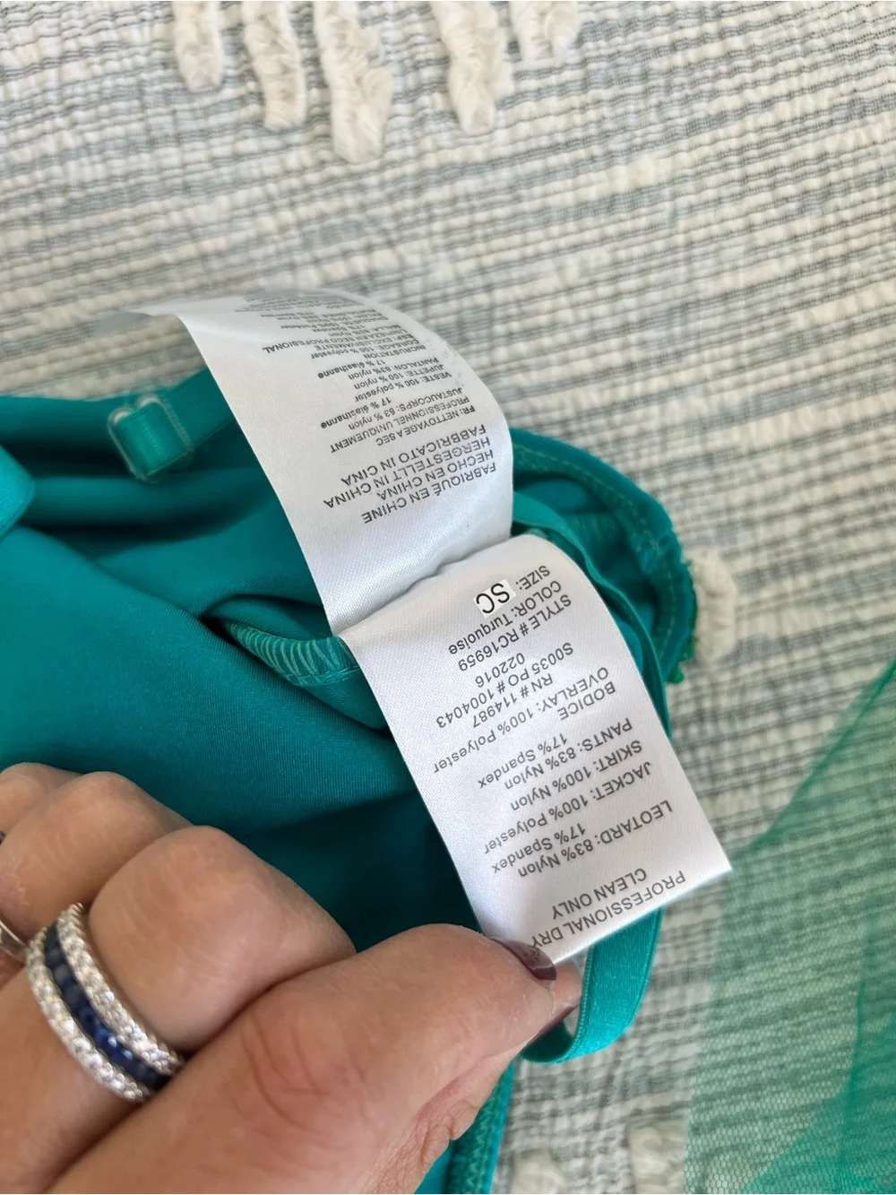 Revolution Blue and Green Tulle Dance Costume Duo